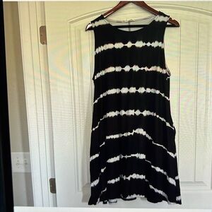Tie Dye Swing Dress Size XL